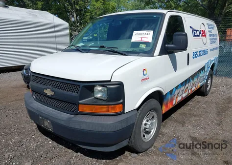 2017 Chevrolet Express 2500 Work Van из США, поврежденный, VIN 1GCWGAFFXH1255574